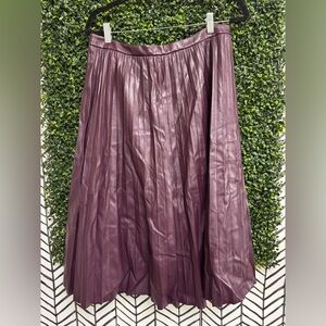 Calvin Klein Deep Purple A-Line Skirt